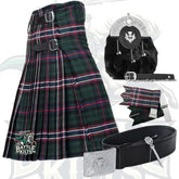 Battle Of Kilts Men’s Tartan Kilt Outfit – 6-Piece Scottish Set with Premium Accessories